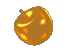 Yellow Glass Tumbling Apple